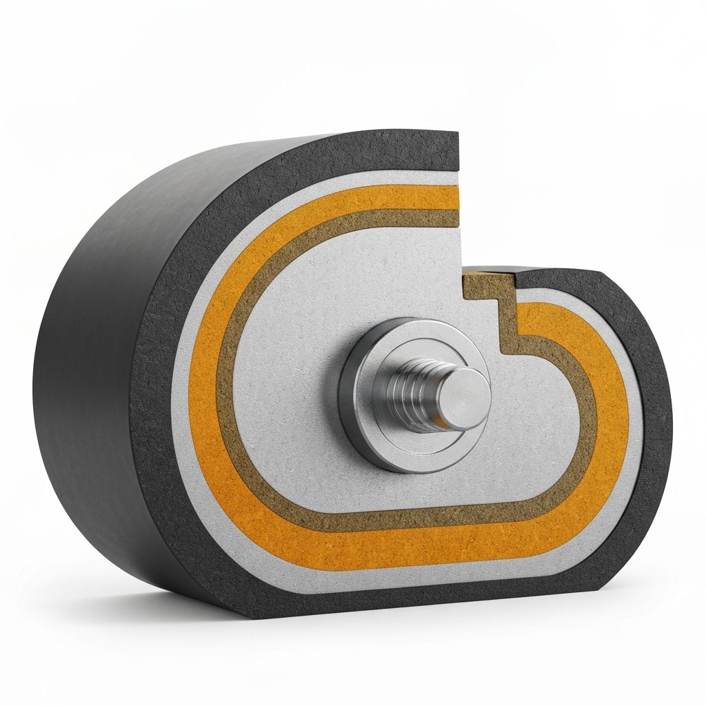 Gummi und Metall Materialien